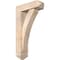 Ekena Millwork Thorton Arts and Crafts Smooth Bracket w/ Offset Brace, Douglas Fir, 5 1/2"W x 16"D x 28"H BKT0604X16X28THR03SDF - alternate 1